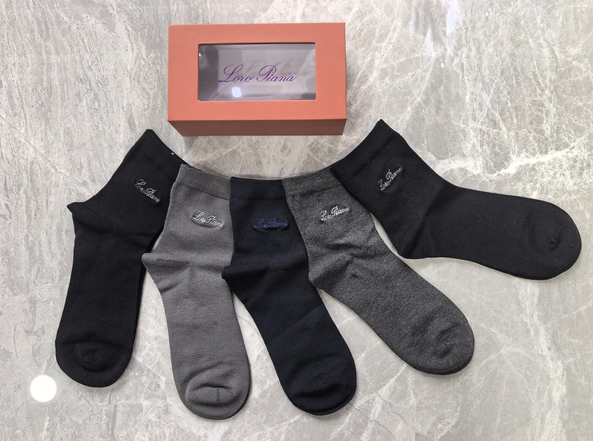 LP Modal Blend Crew Socks - 5-Pair Set