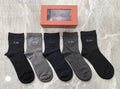 Loro Piana Understated Wordmarks Crew Socks - 5-Pair Set