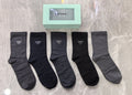Prada Business Crew Socks - 5-Pair Box