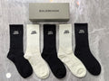 Unbranded Cotton Crew Socks - 5-Pair Set