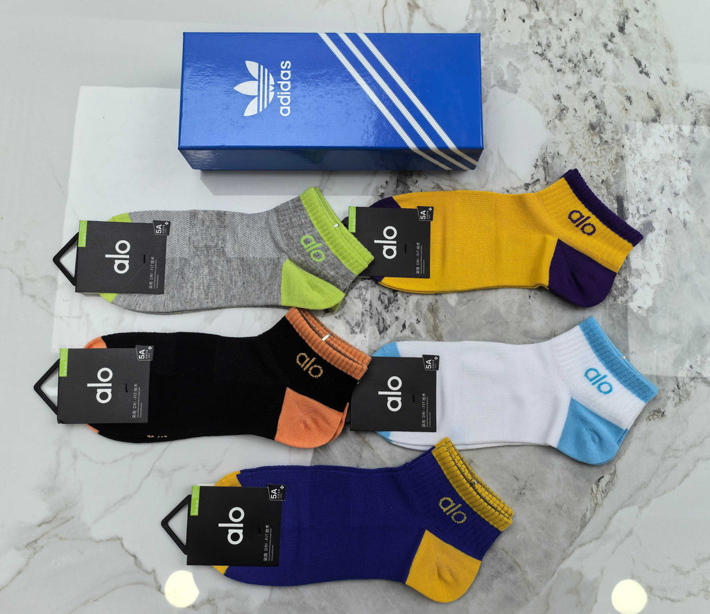 Unbranded Cotton No-Show Socks - 5-Pair Set