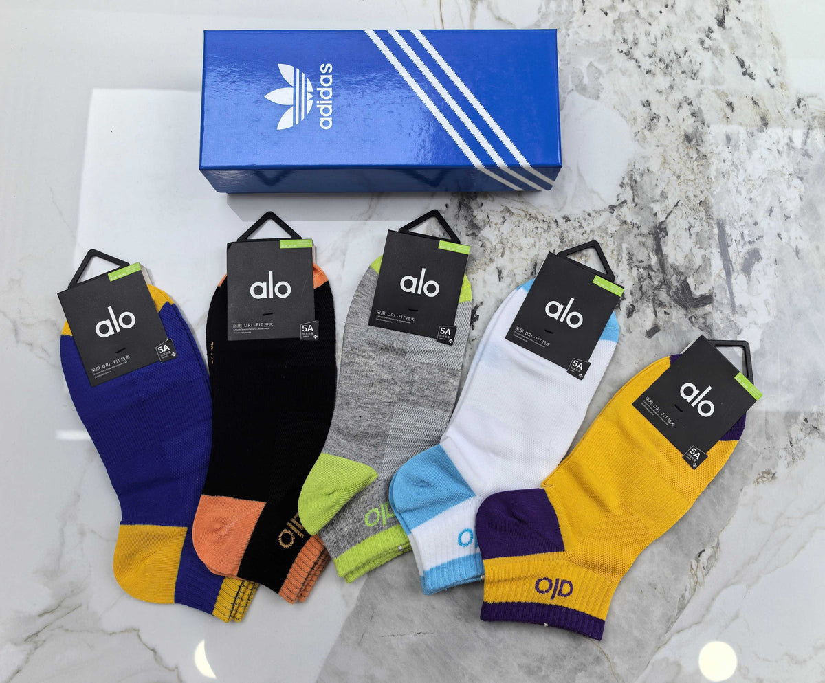Unbranded Cotton No-Show Socks - 5-Pair Set