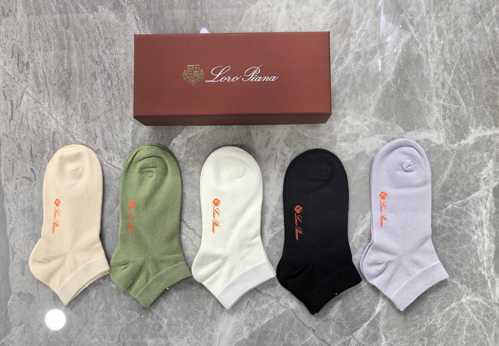 LP Combed Cotton No-Show Socks - 5-Pair Set