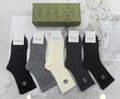 Gucci Combed Cotton Crew Socks - 5-Pair Set