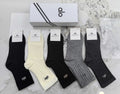 Chanel Combed Cotton Crew Socks - 5-Pair Set
