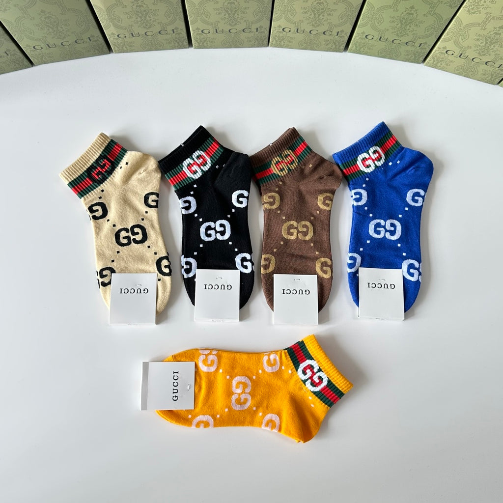 Gucci Short Socks - 5-Pair Pack