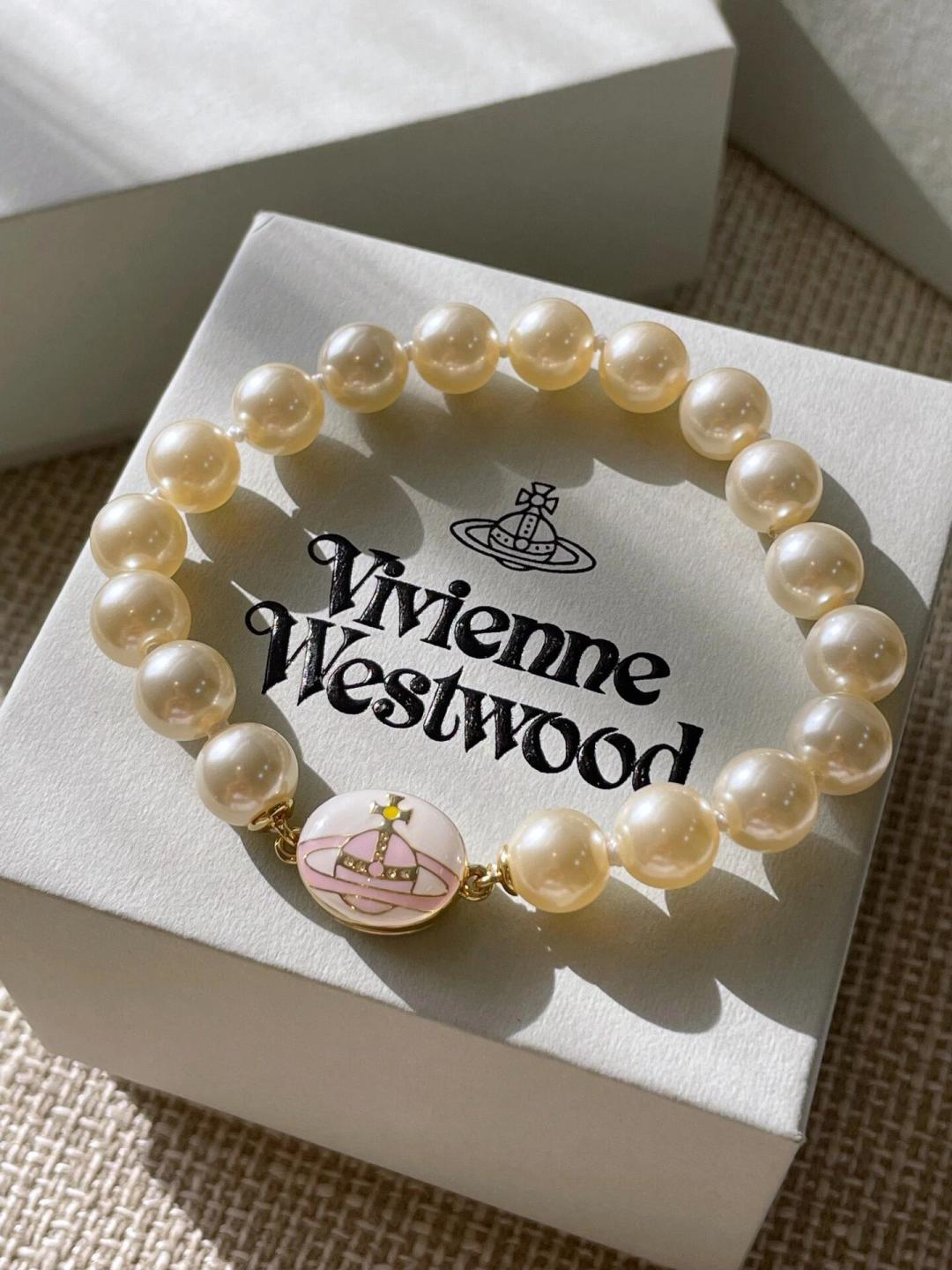 Orb Bracelet in Polished Metal-Tone – Pearl Detail – Design 003 front product view