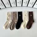 Chanel Crew Socks - 5-Pair Pack