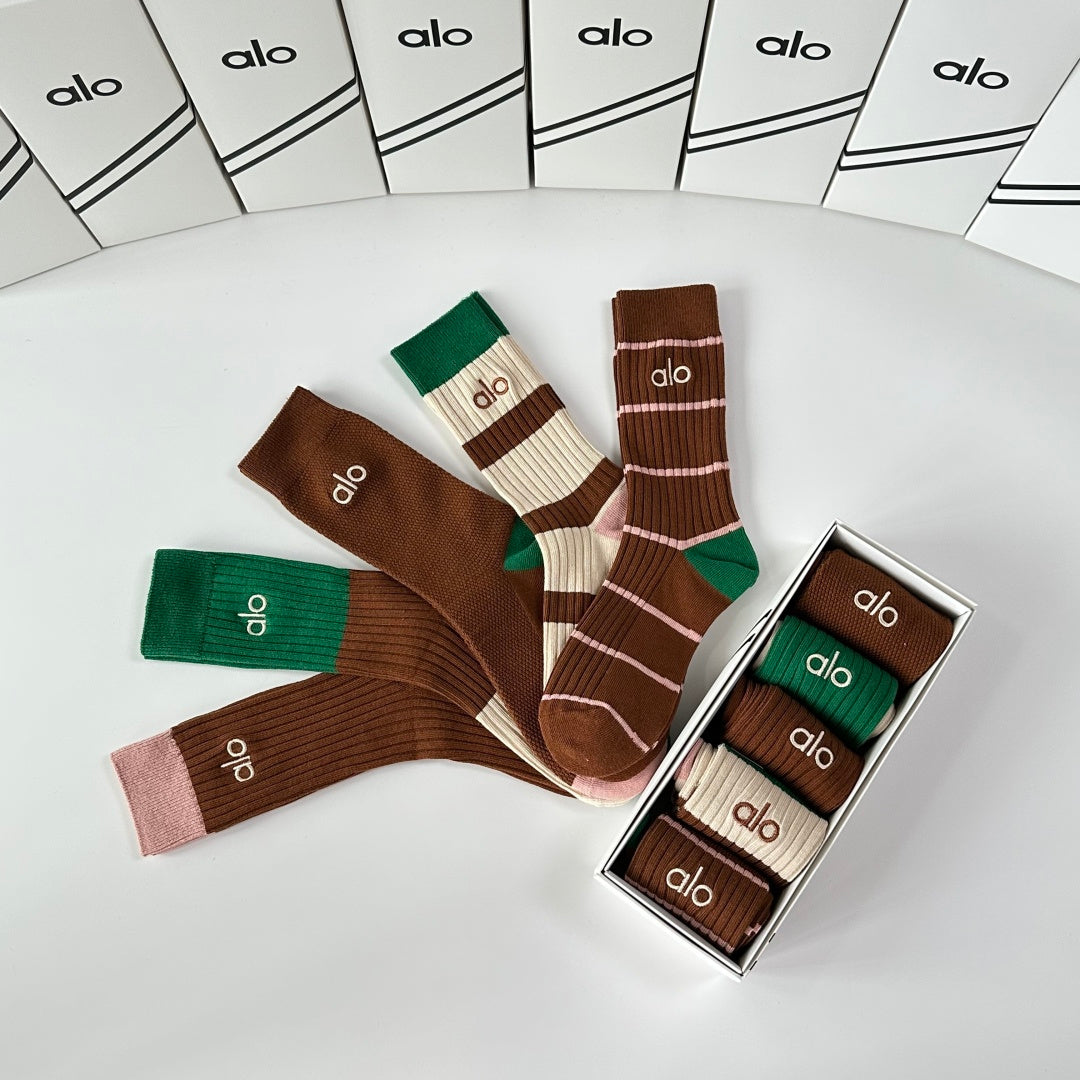 Alo Crew Socks - 5-Pair Pack