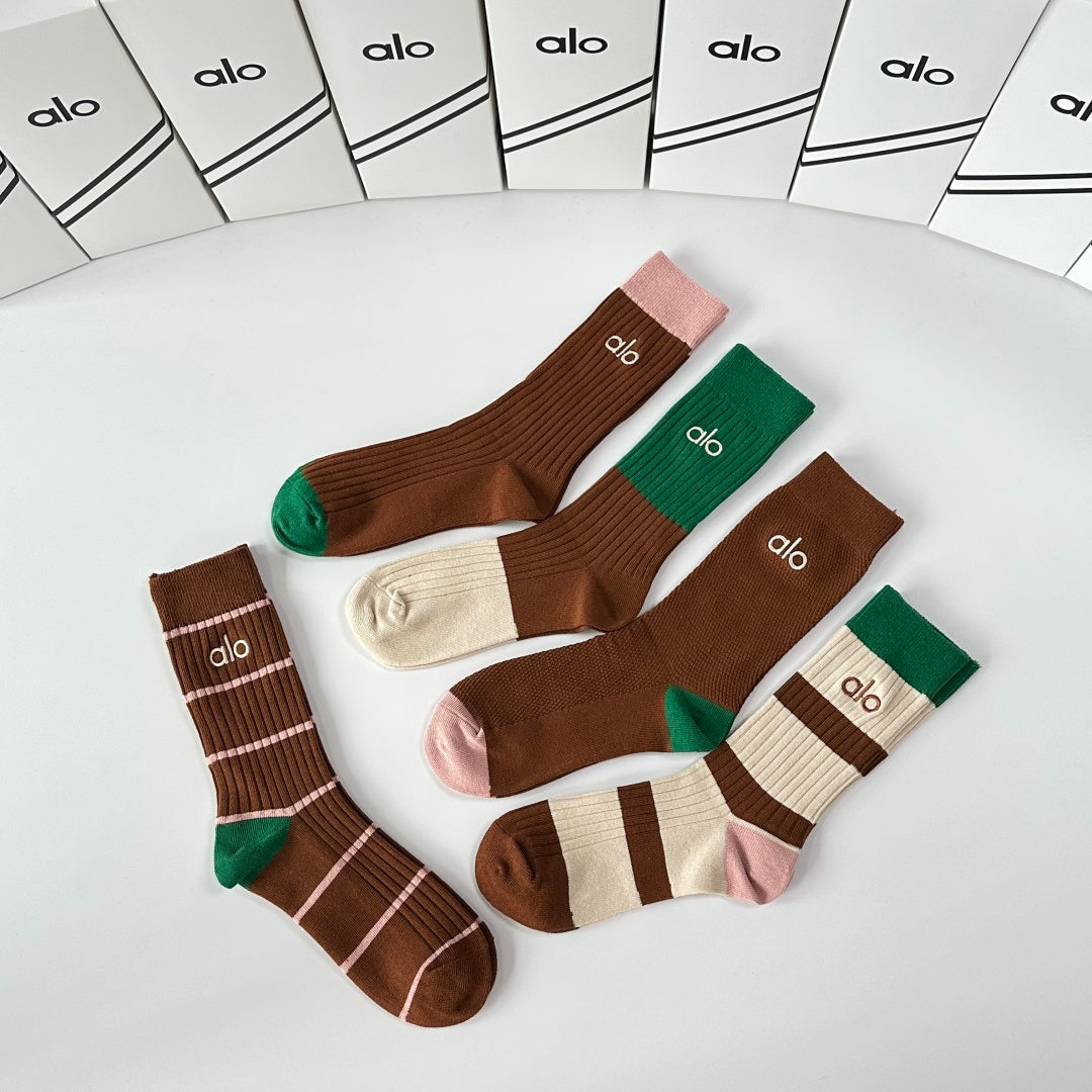 Alo Crew Socks - 5-Pair Pack