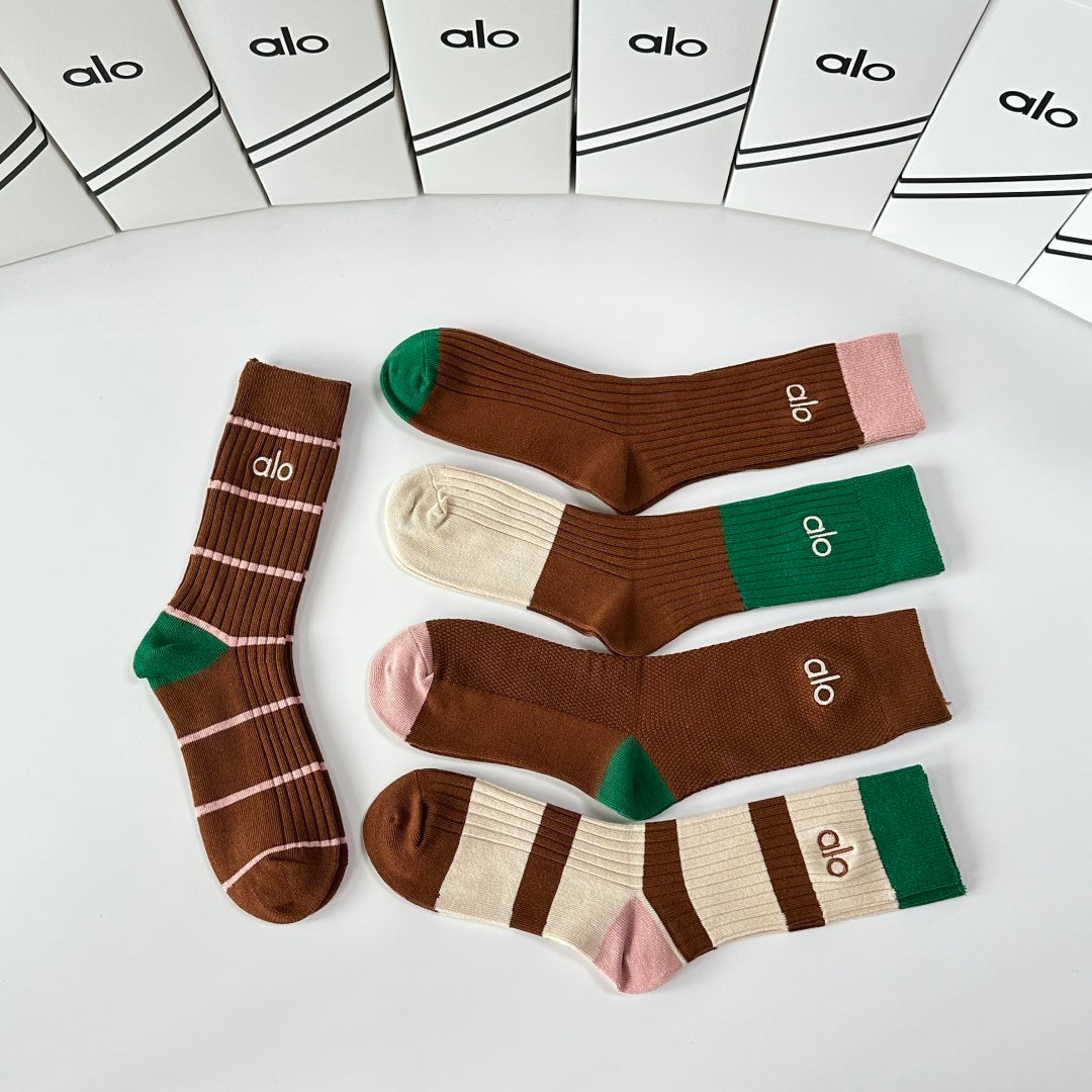 Alo Crew Socks - 5-Pair Pack