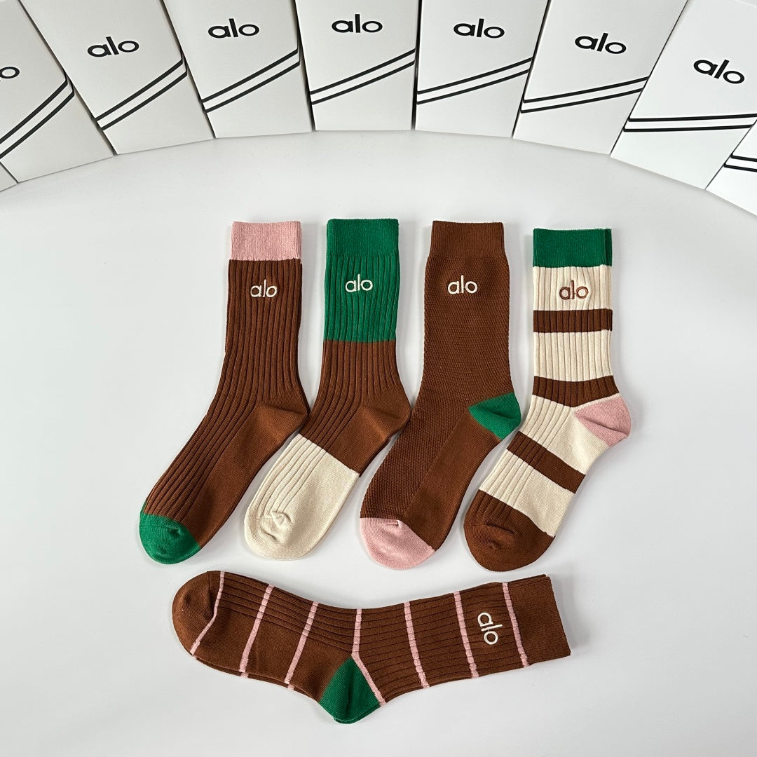 Alo Crew Socks - 5-Pair Pack