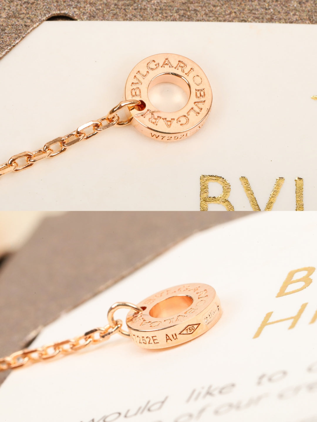 Fan Pendant Necklace in Rose-Gold-Tone front product view