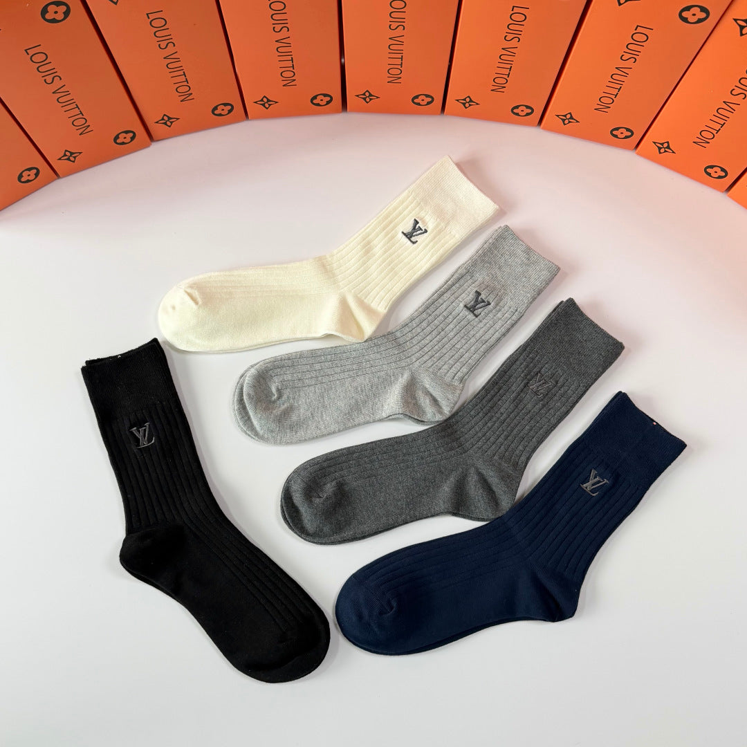 Louis Vuitton Crew Socks - 5-Pair Pack