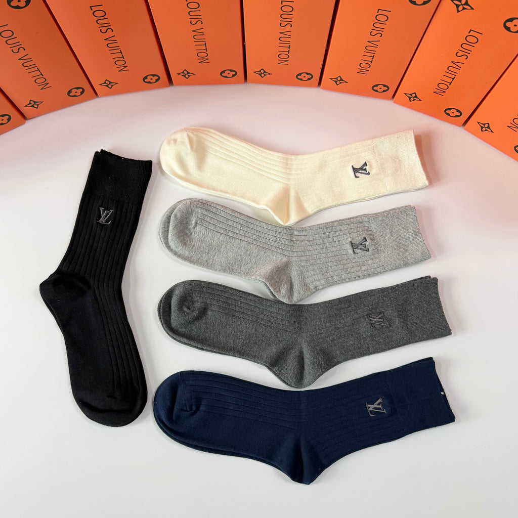 Louis Vuitton Crew Socks - 5-Pair Pack
