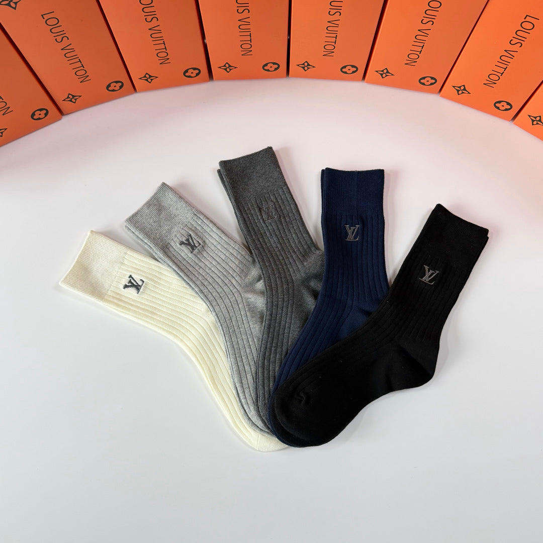 Louis Vuitton Crew Socks - 5-Pair Pack