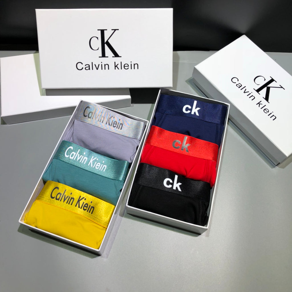 Calvin Klein Cotton Men's Boxer Briefs - 3-Piece Box