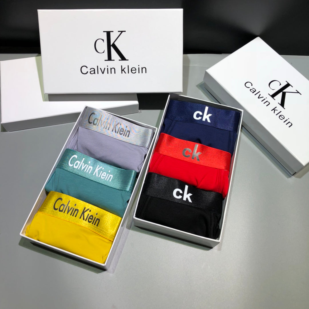 Calvin Klein Cotton Men's Boxer Briefs - 3-Piece Box