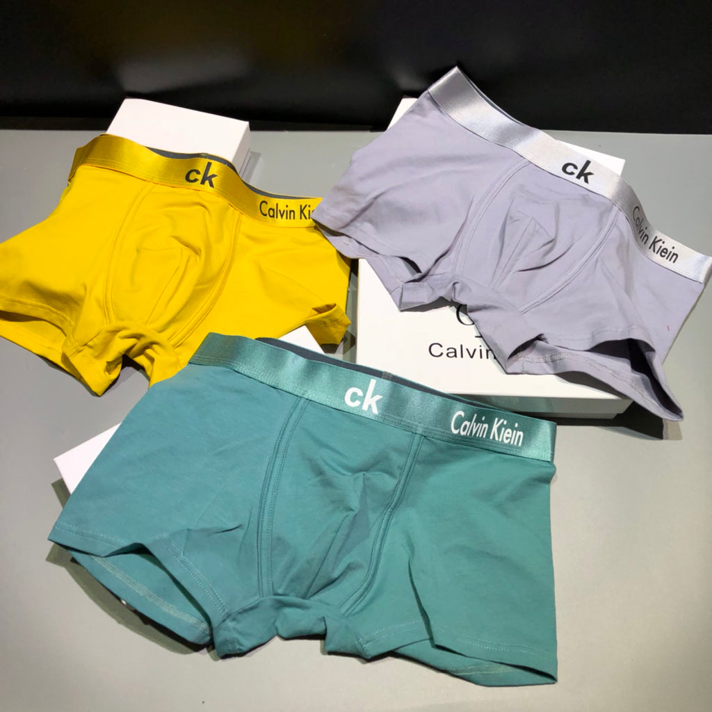 Calvin Klein Cotton Men's Boxer Briefs - 3-Piece Box