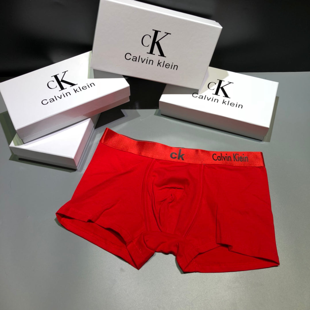 Calvin Klein Cotton Men's Boxer Briefs - 3-Piece Box