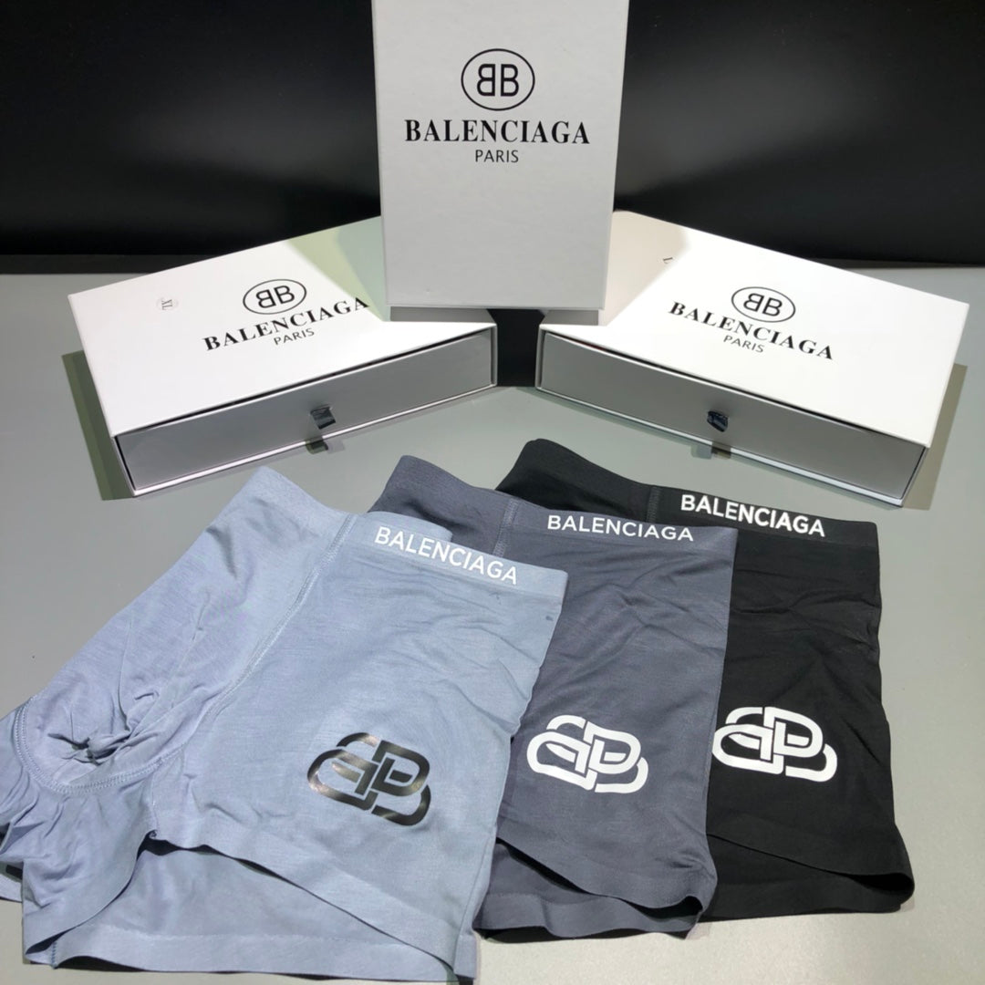 Balenciaga Modal Short Socks - 3-Pair Pack
