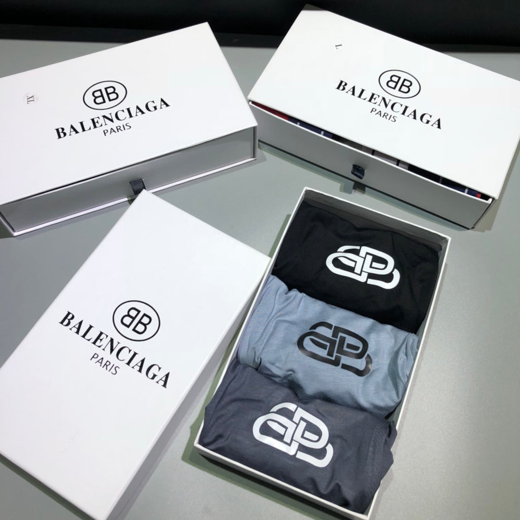 Balenciaga Modal Short Socks - 3-Pair Pack