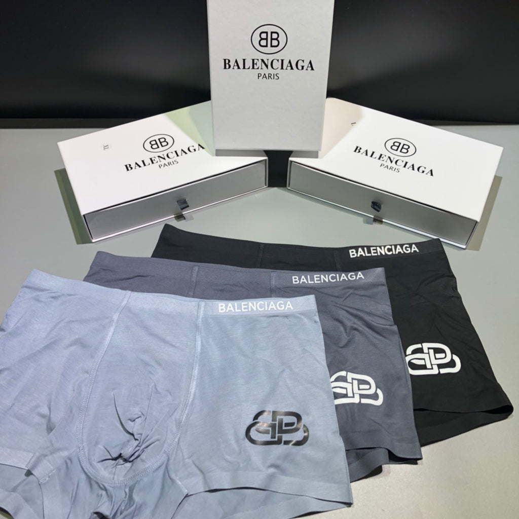Balenciaga Modal Short Socks - 3-Pair Pack