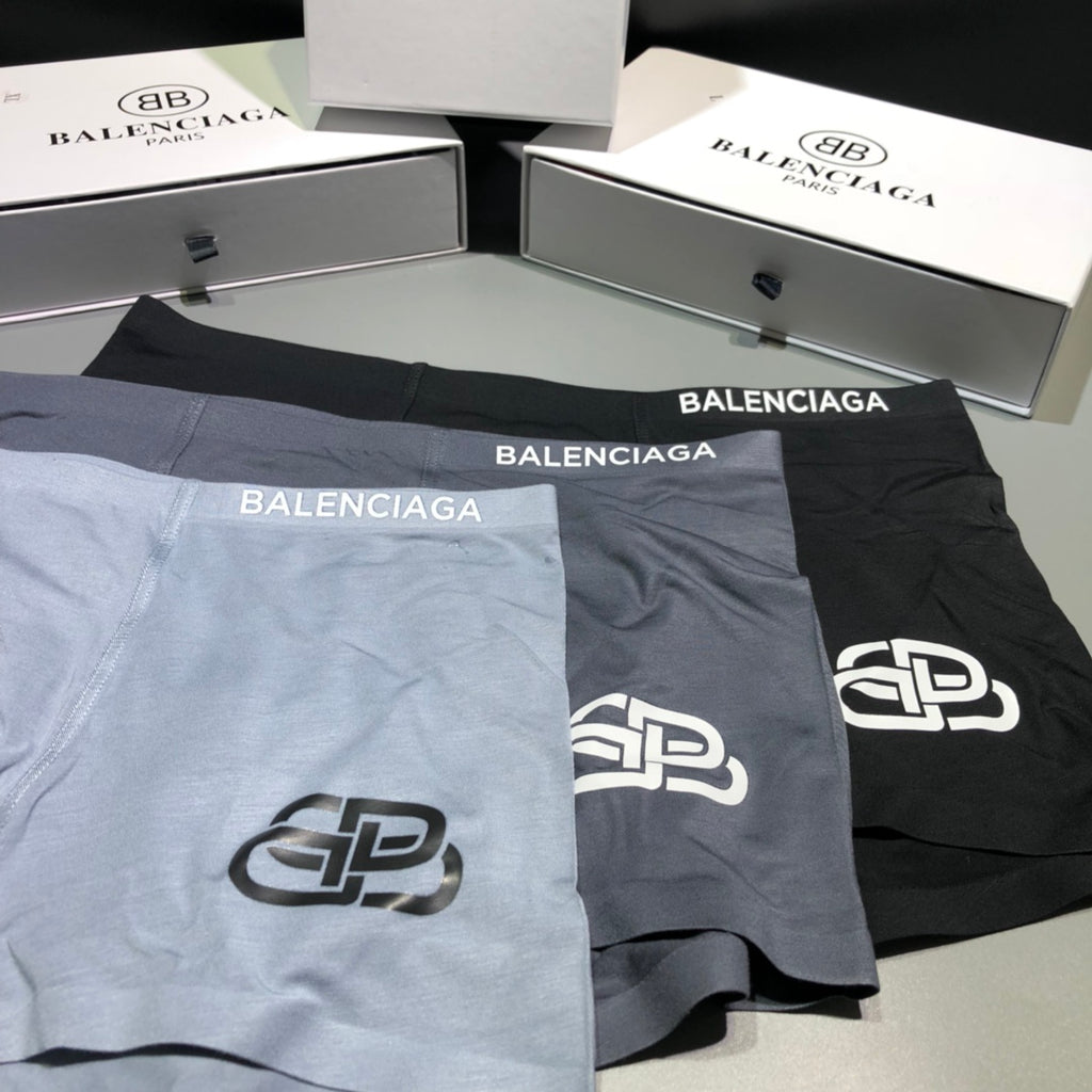 Balenciaga Modal Short Socks - 3-Pair Pack