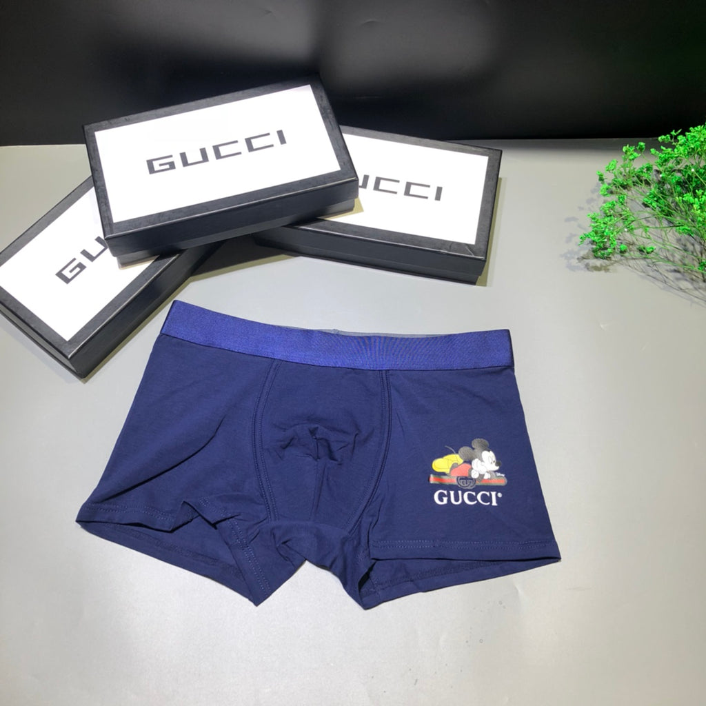 Gucci Cotton Men's Boxer Briefs - 3-Piece Box