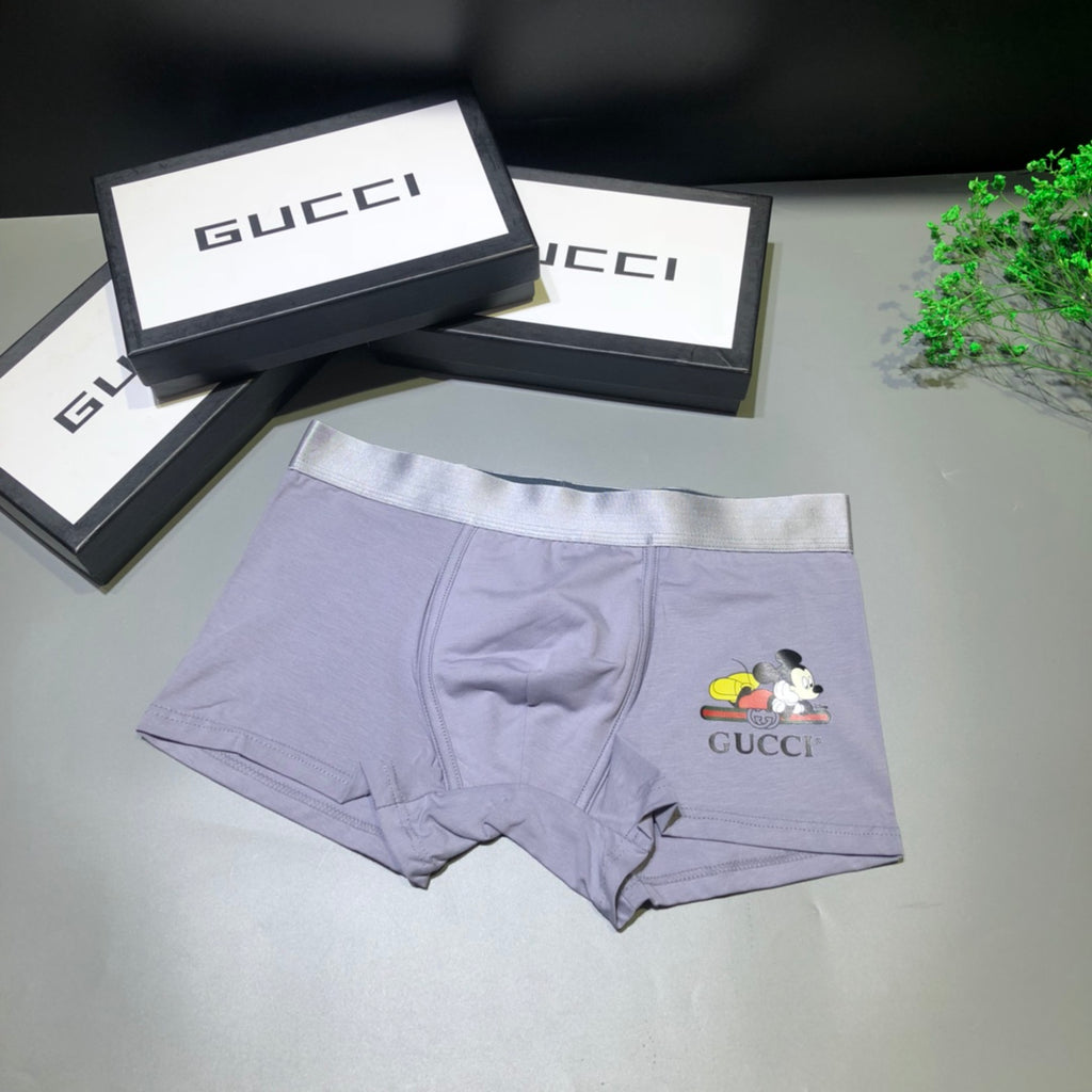 Gucci Cotton Men's Boxer Briefs - 3-Piece Box