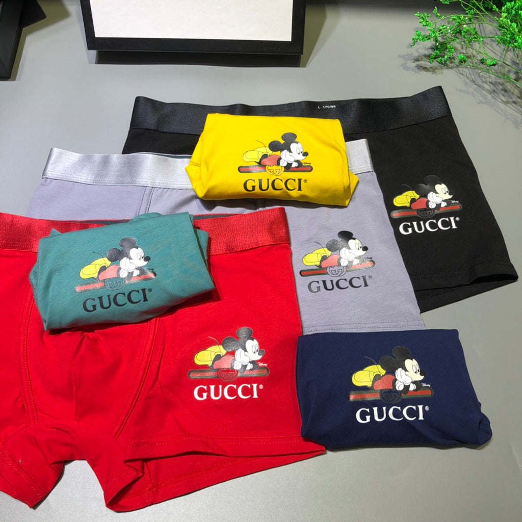 Gucci Cotton Men's Boxer Briefs - 3-Piece Box