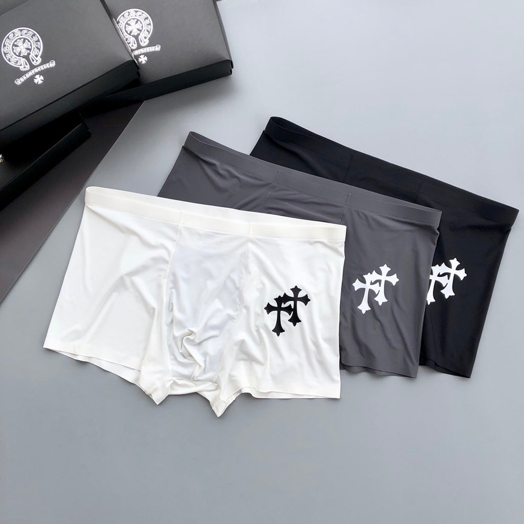 Chrome Hearts Milk-Silk Men's Boxer Briefs - 3-Piece Box