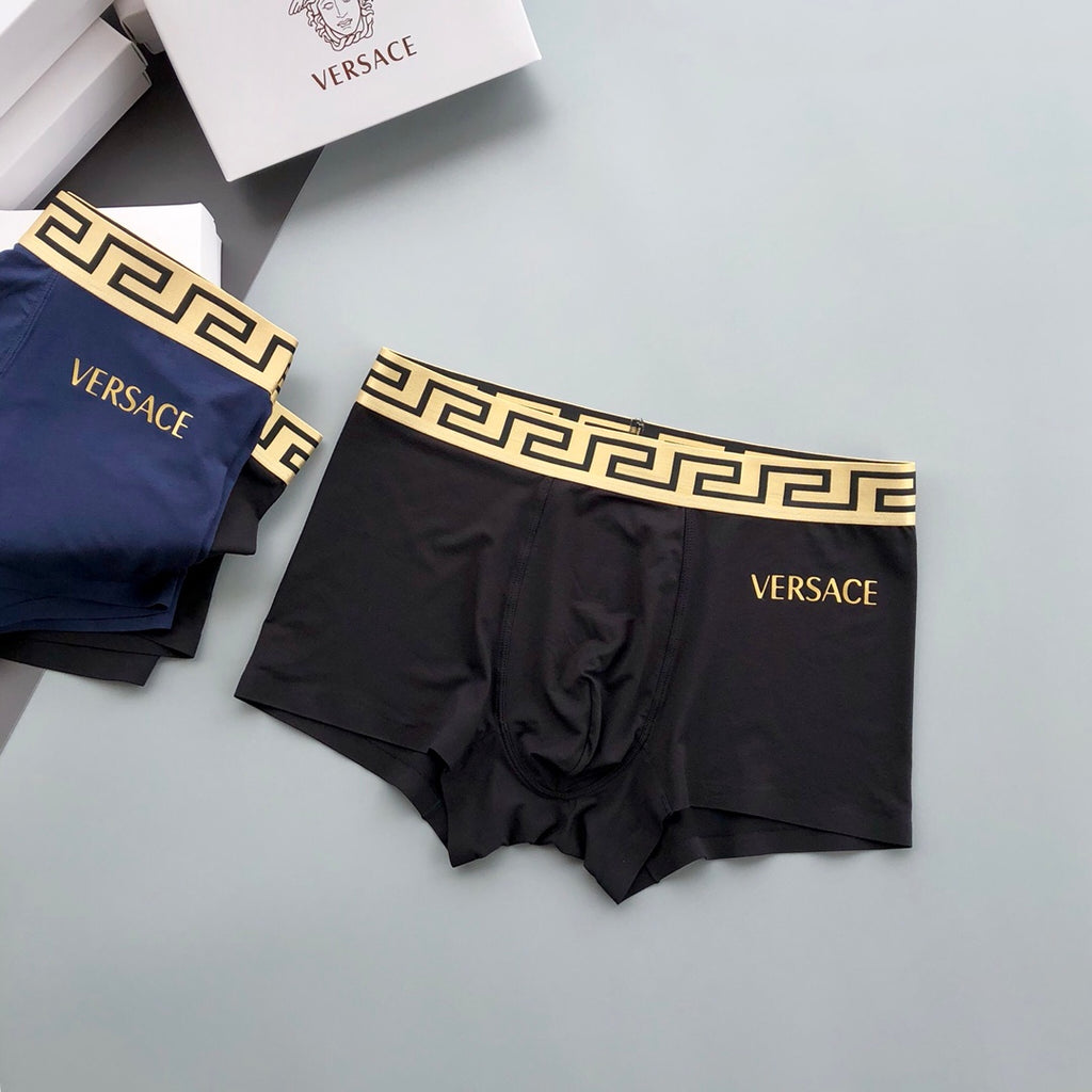 Versace Modal Men's Boxer Briefs - 3-Piece Box