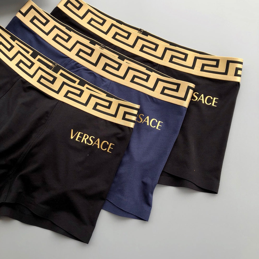Versace Modal Men's Boxer Briefs - 3-Piece Box