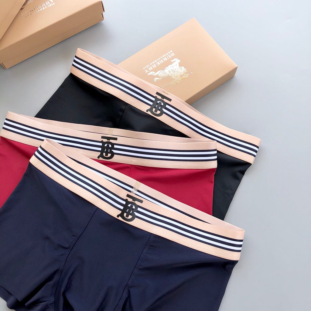 Burberry Striped Waistbands Men's Boxer Briefs