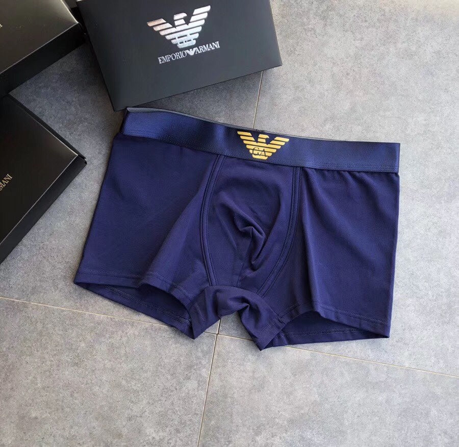 Armani Cotton Men's Boxer Briefs - 3-Piece Box
