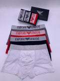 Emporio Armani Modal Visible All-Over Pattern And Logo Details Men's Boxer Briefs