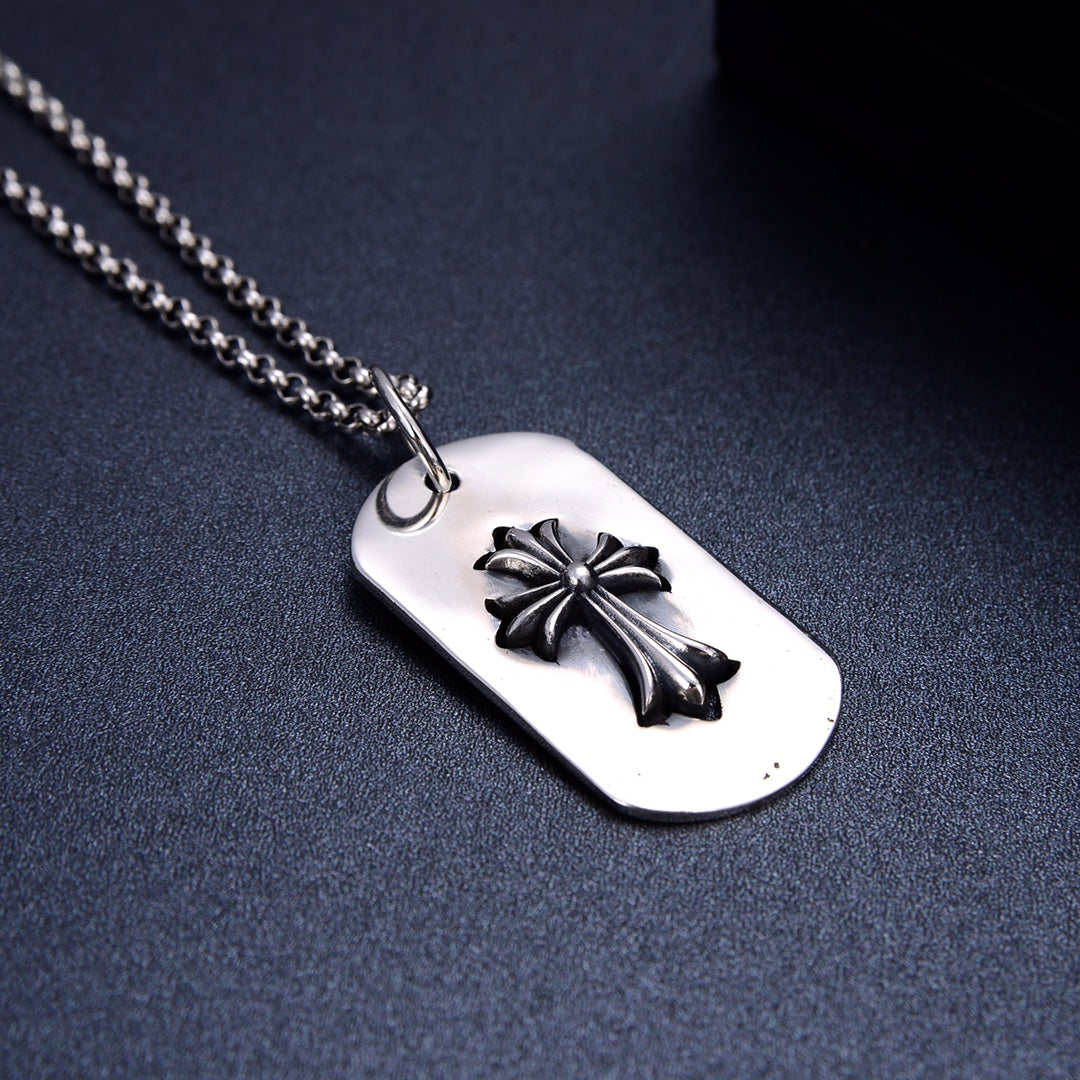 Cross Pendant in Metal-Tone – Design 02 styled product view