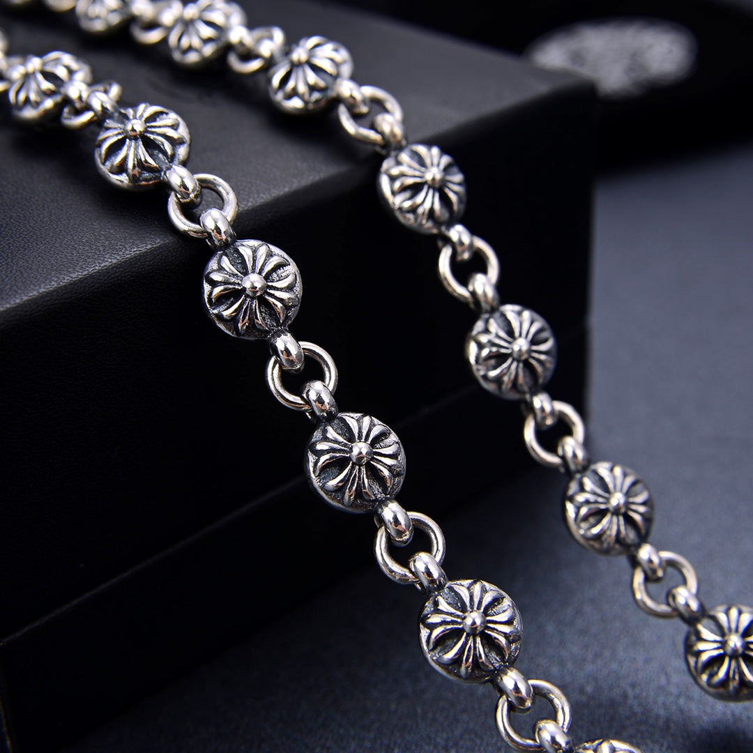 Signature Emblem Jewelry Accessory in Polished Metal-Tone – Design 065 detail view