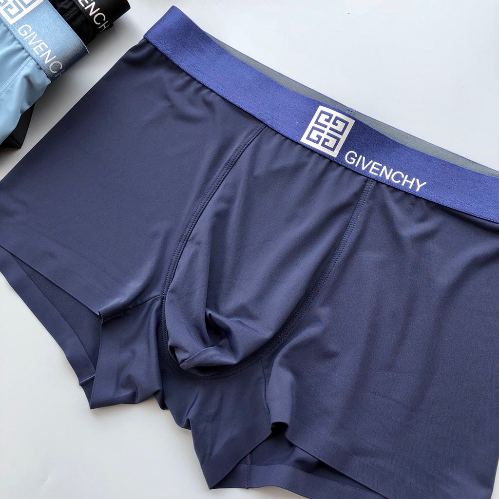 Givenchy Contrast Logo Men's Trunk Underwear - 3-Piece Box