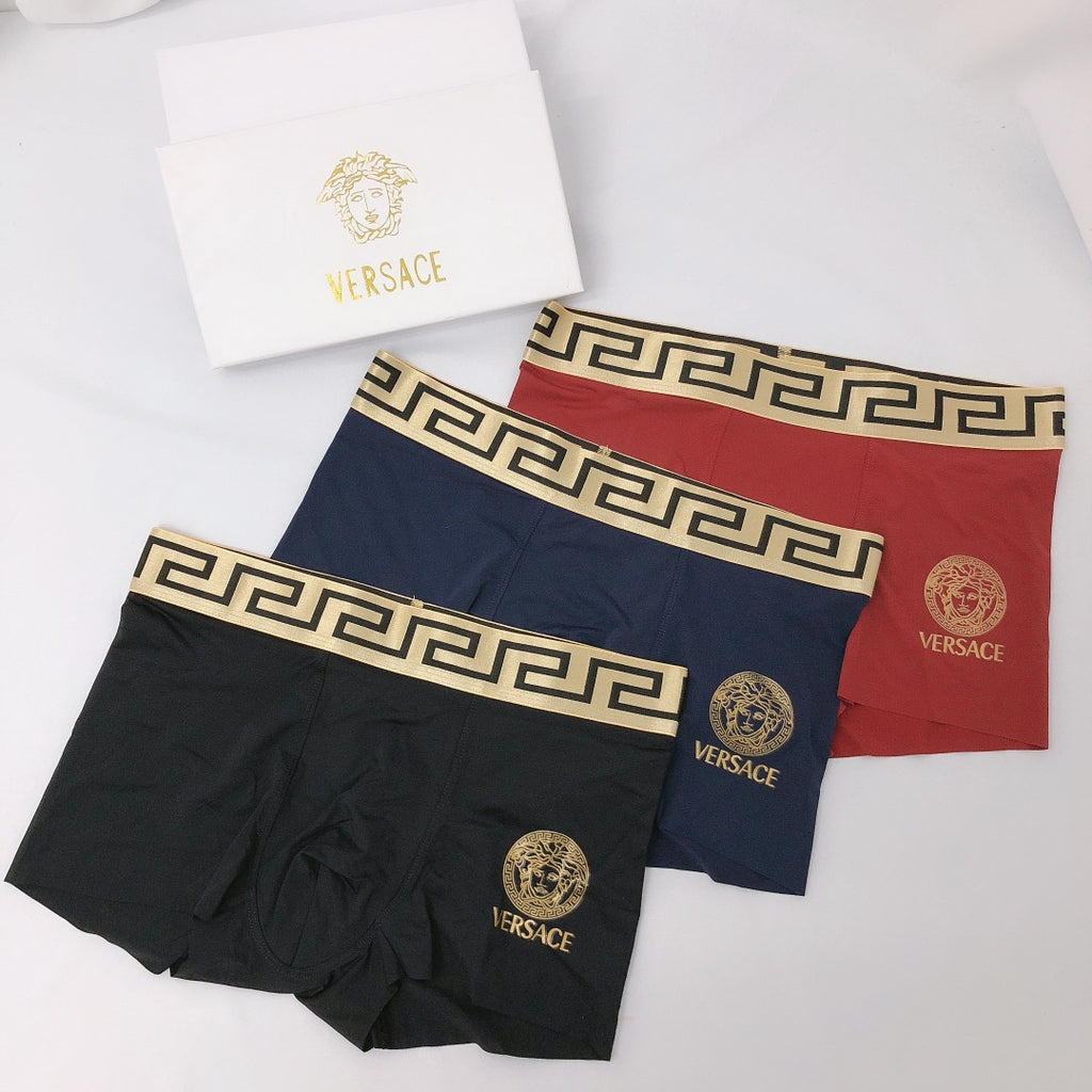 Versace Modal Blend Boxer Briefs - 3-Piece Box