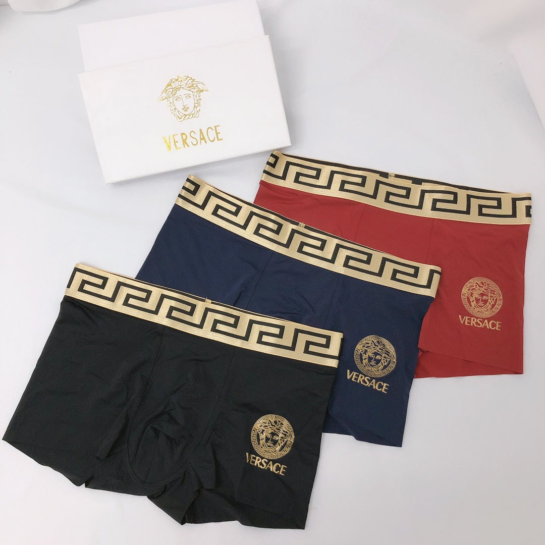 Versace Modal Blend Boxer Briefs - 3-Piece Box