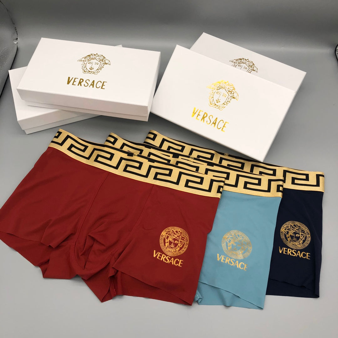 Versace Ice-Silk Men's Boxer Briefs - 3-Piece Box