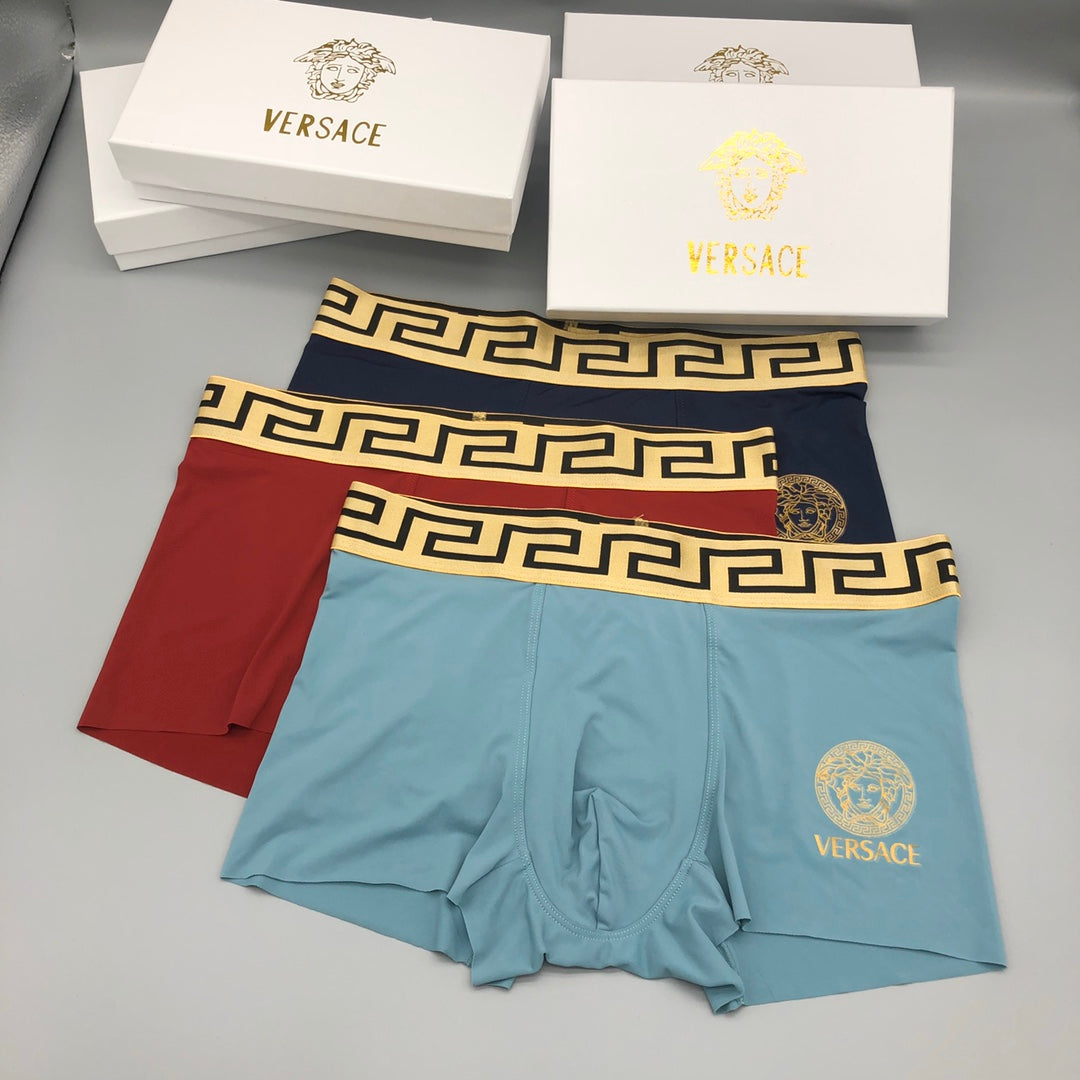 Versace Ice-Silk Men's Boxer Briefs - 3-Piece Box