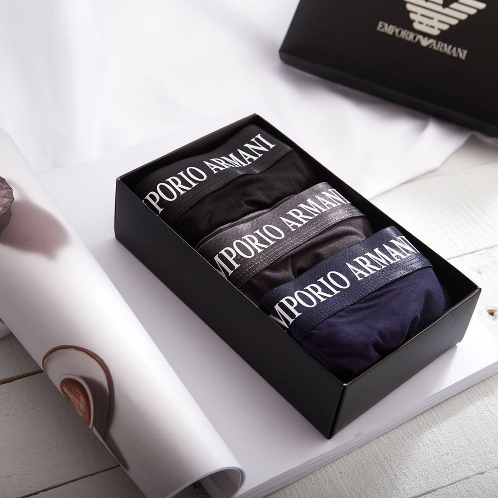 Armani Modal Men's Boxer Briefs - 3-Piece Box