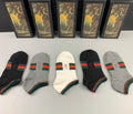 Gucci Color-Block No-Show Socks