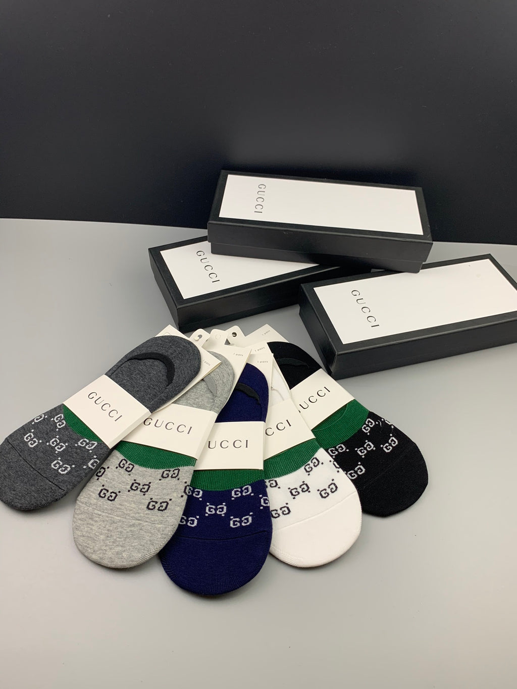 Gucci Cotton Short Socks - 5-Pair Pack