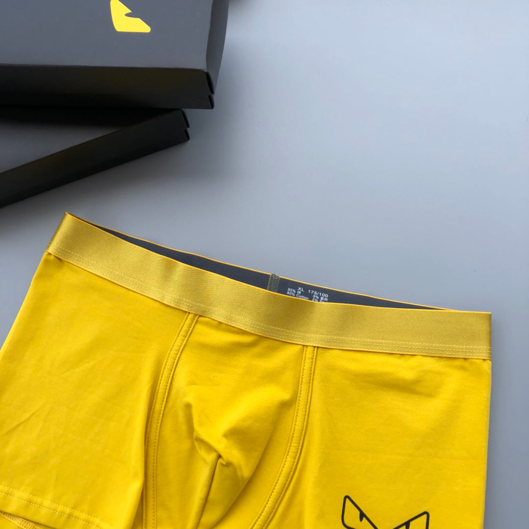 Fendi Cotton Men's Boxer Briefs - 3-Piece Box