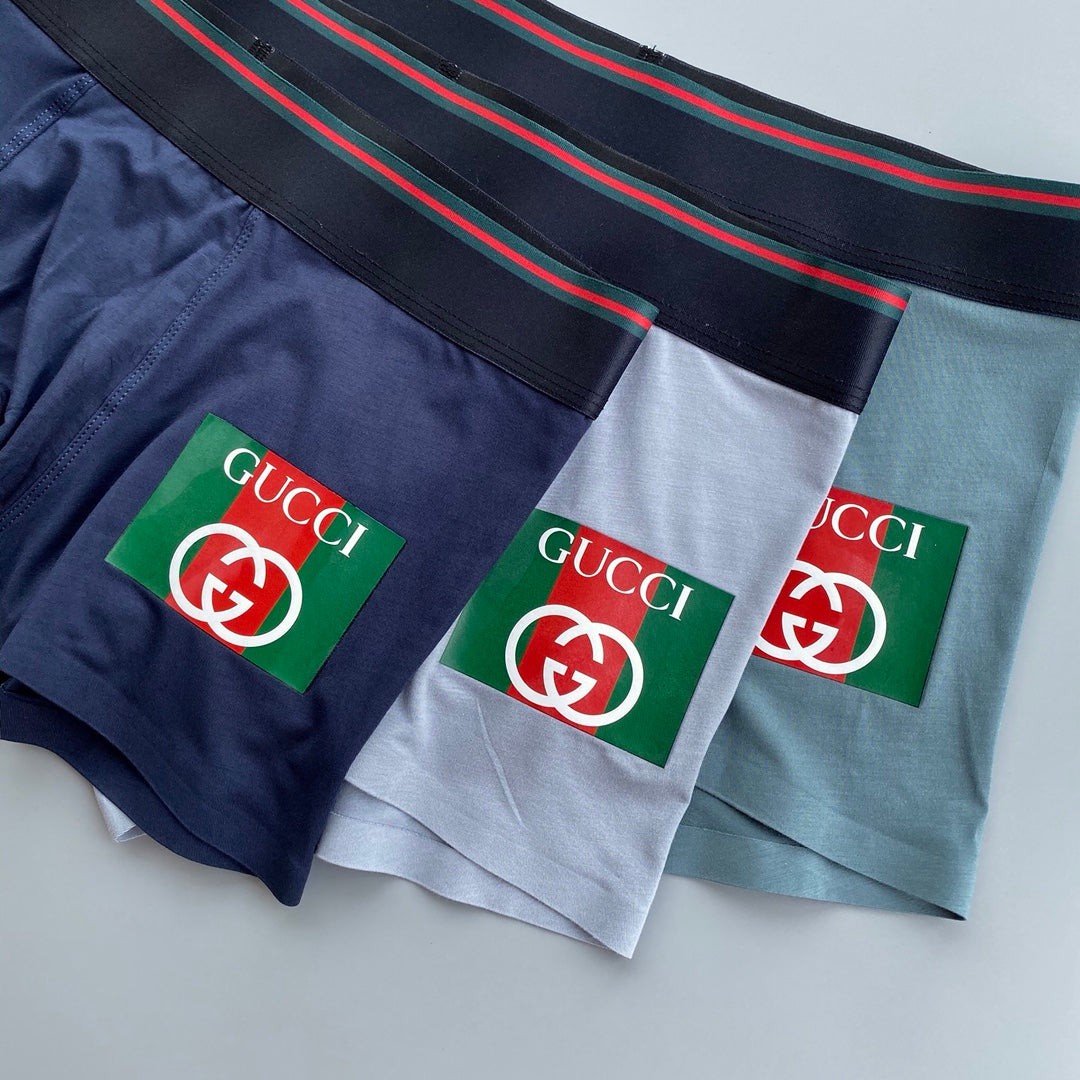 Gucci Modal Men's Boxer Briefs - 3-Piece Box