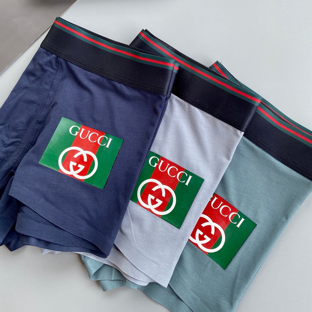 Gucci Modal Men's Boxer Briefs - 3-Piece Box